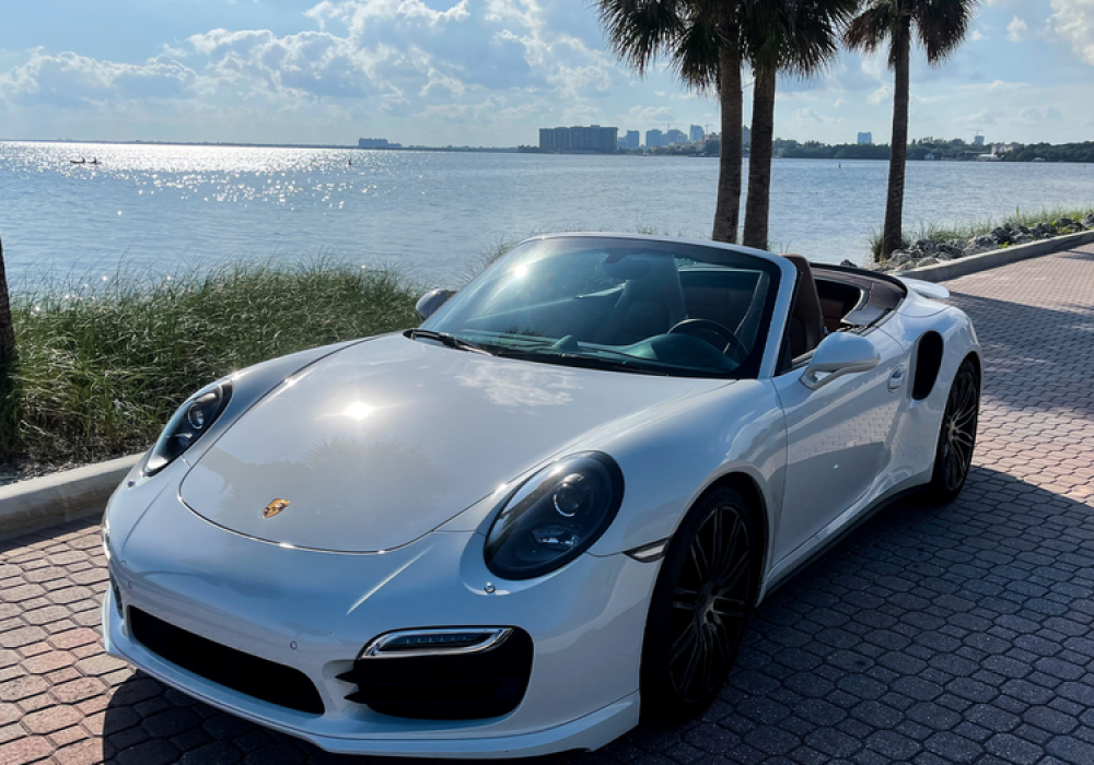 Porsche 911 Turbo Convertible White